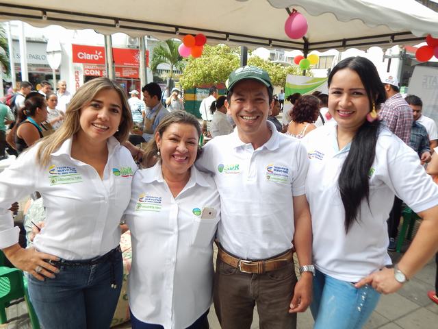 Liliana Gutiérrez, Neyla Triviño, Libardo Pinto y Karen Andrea Díaz.